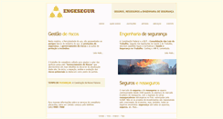 Desktop Screenshot of engesegur.com.br